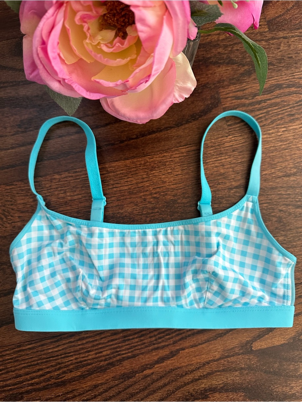 Parade gingham bralette, size XS